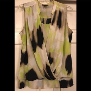 Alfani layered blouse size 16 W; pit to pit measures 24 inches